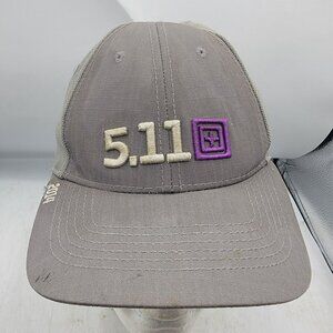 5.11 Tactical Gray Hat Cap Casual Adjustable Lightweight Outdoors